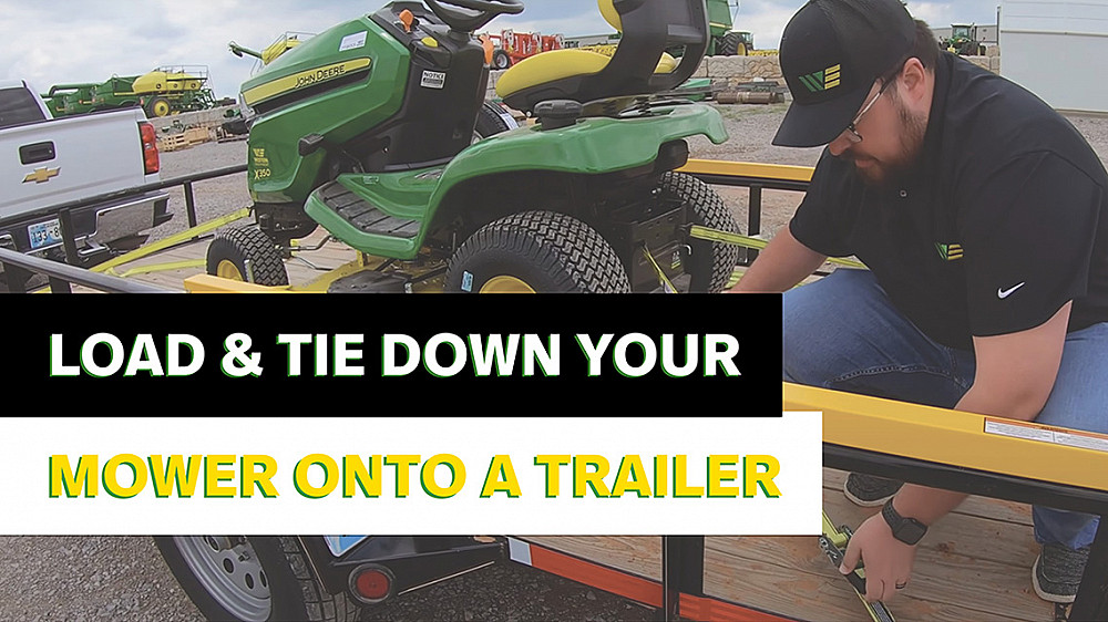 How to Load & Tie Down Your Mower onto a Trailer ' Thumbnail'