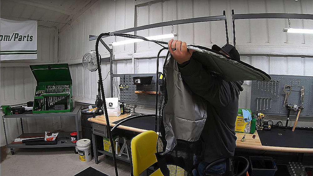 ​How to Install a John Deere Lawn Mower Sun Canopy or Shade ' Thumbnail'