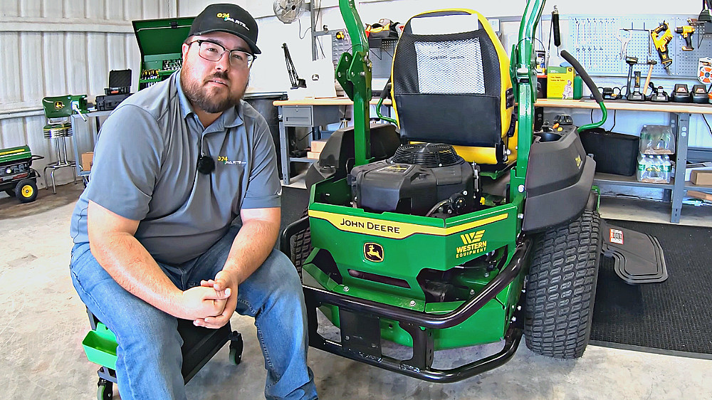 How to Install a Rear Bumper onto a John Deere Z735M Zero-Turn Mower ' Thumbnail'