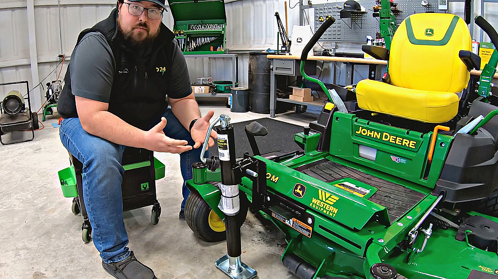How to Install a Front Jack Kit on a Z5 John Deere Zero-Turn Mower ' Thumbnail'