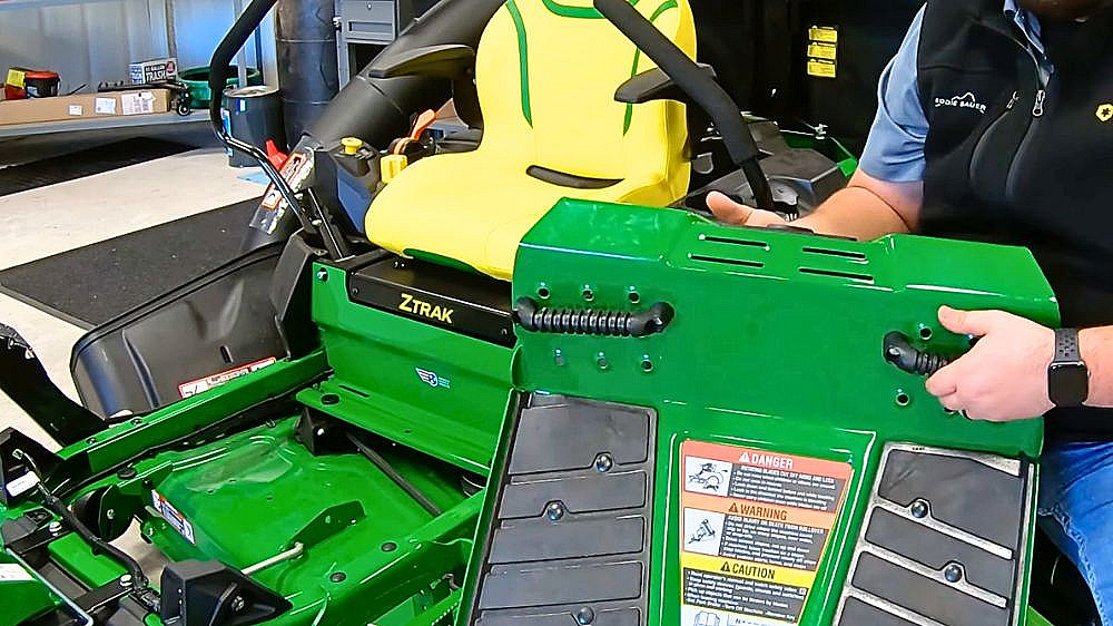 How to Install a Footrest Kit on a John Deere Z300 Zero-Turn Mower ' Thumbnail'